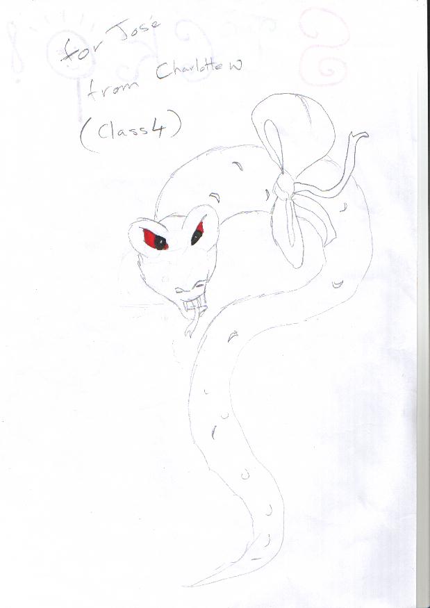 Drawn by Charlotte from the Cameron Highs School in London